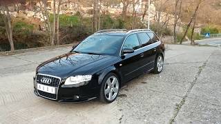 Audi A4 30 TDI sline 2007  Review Engine Start Up and In Depth Tour HD [upl. by Trent]