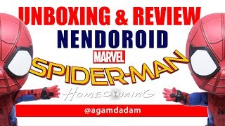 Review Bareng 19  Nendoroid SpiderMan Homecoming Unboxing amp Review [upl. by Elburt]