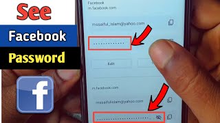 How to See Facebook Password Once i logging in 2025 [upl. by Yma]