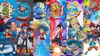 ALL Main Characters in Beyblade  Protagonists from Season 1 to Season 12 [upl. by Eade810]