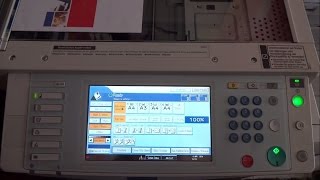 How to Scan using RICOH Copier [upl. by Nilat]