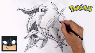 How To Draw Arceus  Pokemon Sketch Tutorial [upl. by Proudlove]