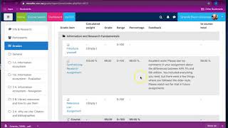 Checking Grades in Moodle [upl. by Frank]
