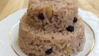 TURKISH IÇ PILAV RECIPE No Liver Version  Sweet Pilaf With Currantsamp Pine nuts [upl. by Theta]