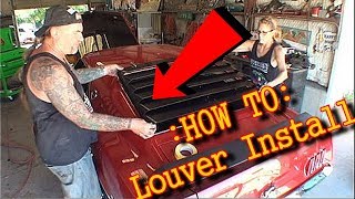 HOW TO Install Rear Window Louvers On A Ford Mustang quotMach 1quot  Part 1 [upl. by Mandych565]