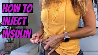 How to Inject INSULIN [upl. by Nathanael]