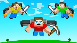 HUNTERS vs SPEEDRUNNER With JETPACKS Minecraft [upl. by Afra]