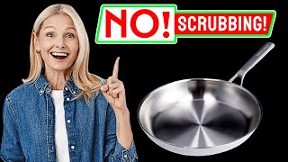 Revolutionary Cleaning Hack Burnt Pots and Pans No Scrubbing Required [upl. by Cone]