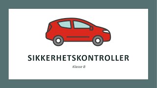 Klasse B Sikkerhetskontrollspørsmål  Alt du trenger å vite om sikkerhetskontrollspørsmål [upl. by Hasin412]