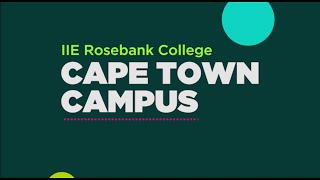 IIE Rosebank College Cape Town Campus Tour [upl. by Kciredec]