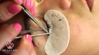 How to Do Eyelash Extensions by Bella Lash [upl. by Welles828]