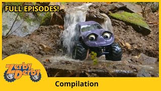 Zerby Derby  FLOOD amp MUD  Full Episodes  Kids Cars [upl. by Auqenwahs]