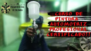 Curso de PINTURA AUTOMOTRIZ 💣profesional PASO A PASO [upl. by Nasia]