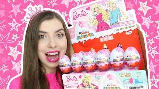 JAJKA NIESPODZIANKI KINDER PO POLSKU DLA DZIEWCZYNEK BARBIE [upl. by Dnomso604]