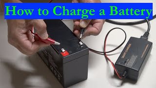 How to Charge a Batterylead acid and lithiumion batteries 2021 [upl. by Cowie99]