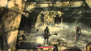 SKYRIM How To Clear ReachCliff Cave Quest Commentary  Tutorial [upl. by Dnomaid191]