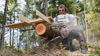 THIS TOOL IS EPIC Alaskan Chainsaw Mill Unboxing [upl. by Airretnahs]