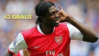 Emmanuel Adebayor  All 62 goals for Arsenal [upl. by Aleka]