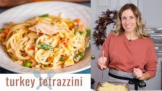 How To Make TURKEY TETRAZZINI CASSEROLE Recipe Video [upl. by Lleira]