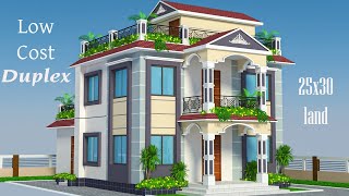 ২০২২ সালের সবচেয়ে কম খরচের DUPLEX বাড়ি  Small Duplex House Design [upl. by Reine]