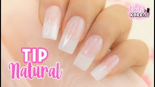 UÑAS ACRILICAS para PRINCIPIANTES  TIP NATURAL [upl. by Korney]