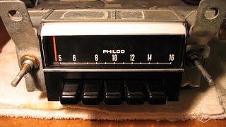 Philco Ford Car Radio Repair and Alignment [upl. by Clayson]