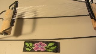 Beginning Looming How to Use a Beading Loom [upl. by Beryle]