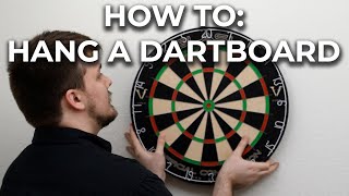 How to Hang a Dartboard [upl. by Ytirehc]