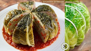 Stuffed Cabbage  Chou Farci – Bruno Albouze [upl. by Onig861]