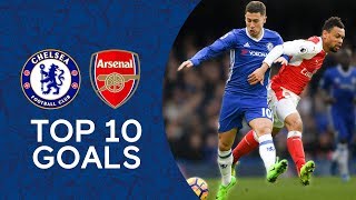 Essien Screamer Hazards Incredible Solo Goal  Top 10 Goals Against Arsenal  Chelsea Tops [upl. by Jacklyn]