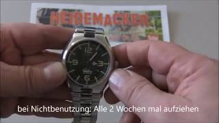 Automatikuhr aufziehen Tipp automatic watch [upl. by Aikym]