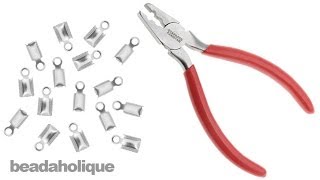 How to Use Fold Over Crimping Pliers [upl. by Veradia]