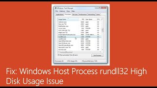 SOLVED Windows host process rundll32 high disk  CPU usage Windows 10 [upl. by Ailelc756]