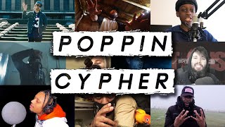 Crypt  Poppin Cypher ft KSI Top 13 VI Seconds 100Kufis OfficiallyLeo Samad Savage amp More [upl. by Ayhdnas]