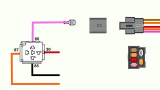 How to wire an electric fuel pump relay [upl. by Cower]