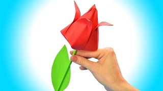 Come fare un fiore di carta facile  Origami fiori [upl. by Theodor]