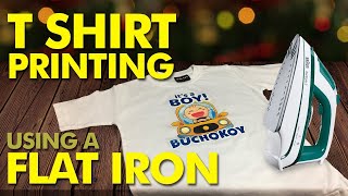 How to Print your Photo on T shirt at Home using a Flat Iron [upl. by Darla]