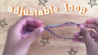 ADJUSTABLE BRACELET TUTORIAL [upl. by Avika]