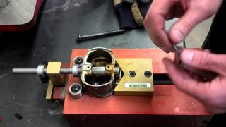 Installing a piston onto a connecting rod [upl. by Adivad]