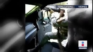 Captan a integrante del CJNG disparando en Tepalcatepec  Noticias con Ciro Gómez Leyva [upl. by Emorej]