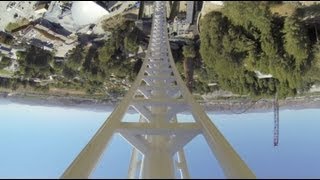 Full Throttle Roller Coaster REAL POV Six Flags Magic Mountain SFMM 2013 [upl. by Boorer478]