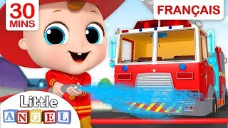 Le Camion de Pompier  AU FEU  Comptines pour bébé et Chanson pour enfants [upl. by Eisinger]