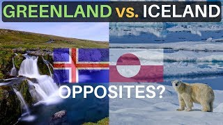 Greenland vs Iceland Similar or Different [upl. by Negroj261]