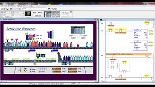 Demostración LOGIXPRO Simulator Embotelladora [upl. by Huff199]