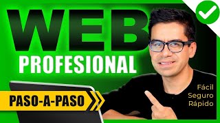 Cómo Crear Una PÁGINA WEB para NEGOCIO Paso a Paso ▶︎ Profesional y Seguro ◀︎ Mejor Tutorial ✅ [upl. by Yllrebmik160]