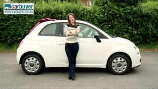 Fiat 500C convertible review  CarBuyer [upl. by Charline]