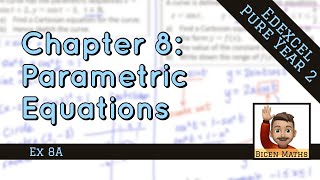 Parametric Equations 1 • Intro Cartesian and DomainRange • P2 Ex8A • 🚀 [upl. by Limbert373]