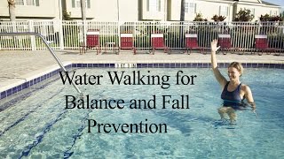 Water Walking Pool Workout for Balance and Fall Prevention WECOACH [upl. by Aldred]