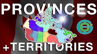 CANADA Provinces  Territories explained Geography Now [upl. by Oiramat]