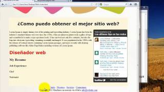 Como crear una pagina web completa en HTML  5 [upl. by Southard824]